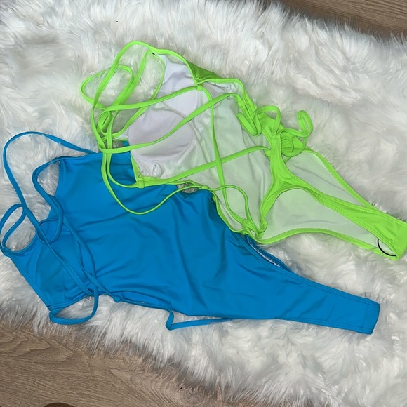 Brand new with tag thong bathing suit - Picture 2 of 2